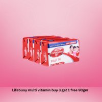 Lifebuoy multi vitamin  buy 3 get 1 free 90gm